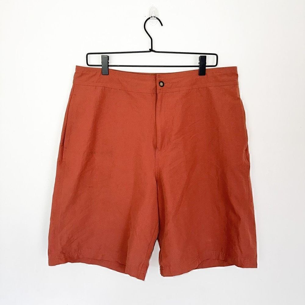 Horny Toad Toad & Co Men’s Rust Colored Flat Front Hybrid Board Shorts